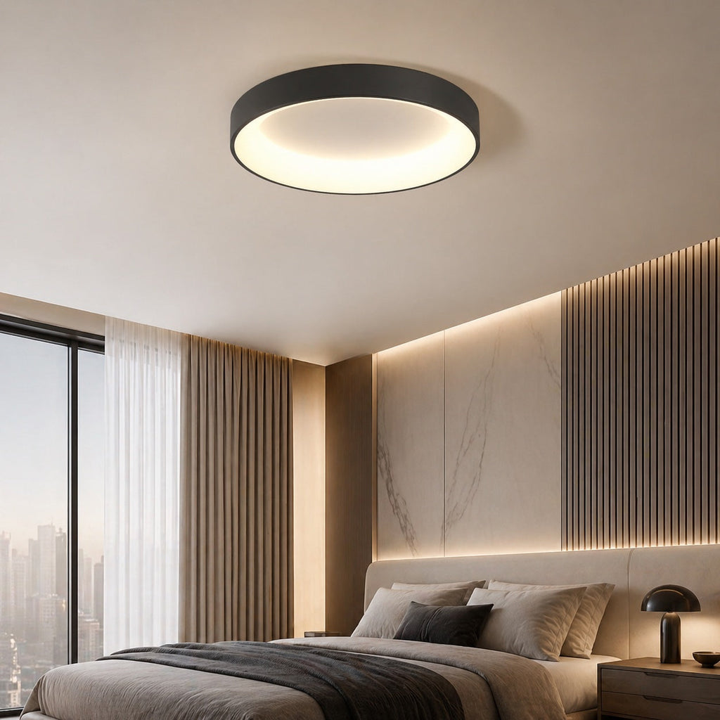 LED Deckenleuchte rund flach für Wohnzimmer – Produktansicht