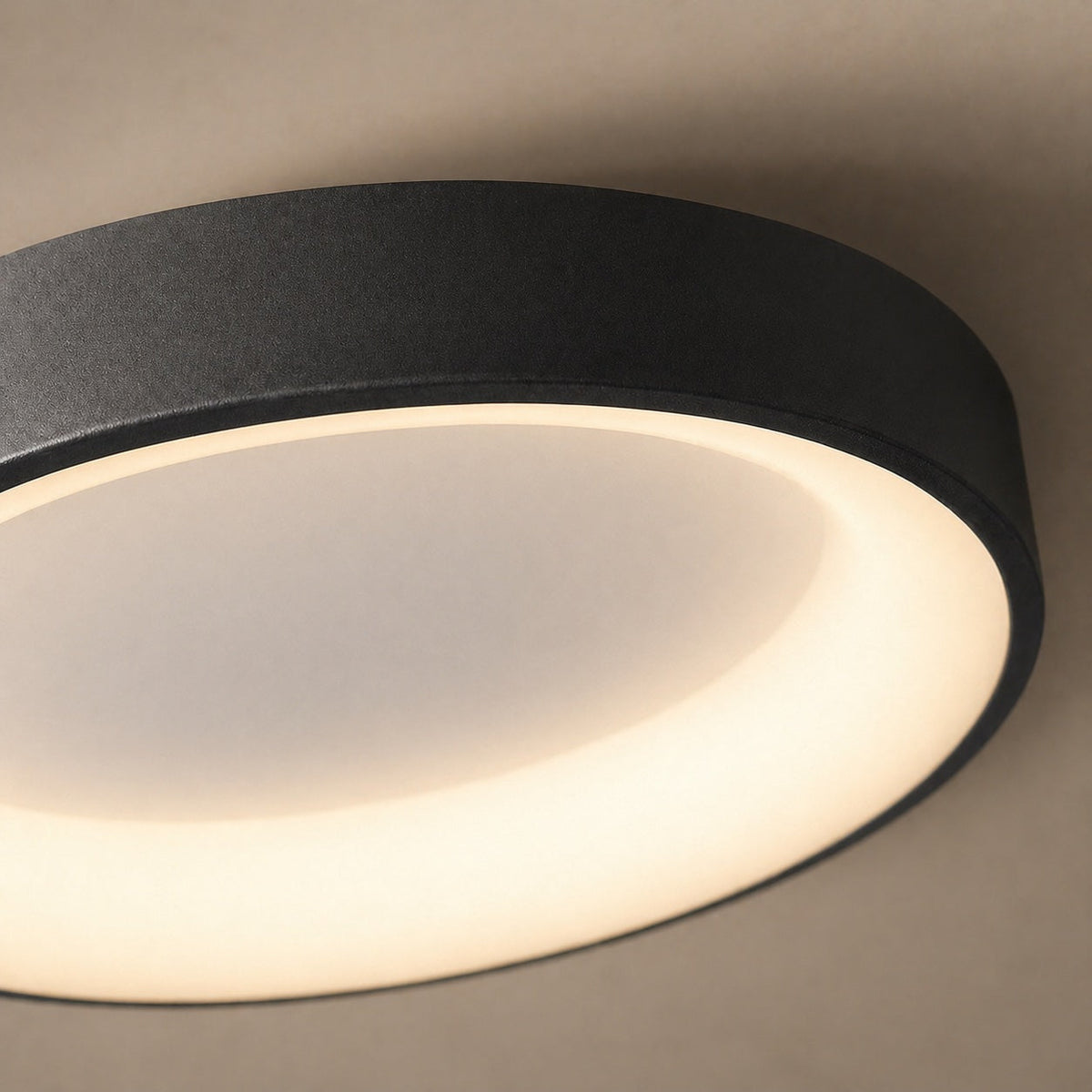 LED Deckenleuchte rund flach für Wohnzimmer – Beleuchtung im Wohnraum