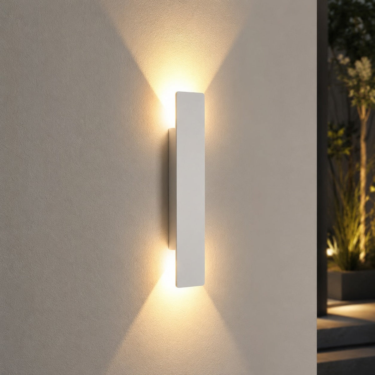 LED Außenwandleuchte Aluminium 18W IP65 modern – Beleuchtung im Wohnraum