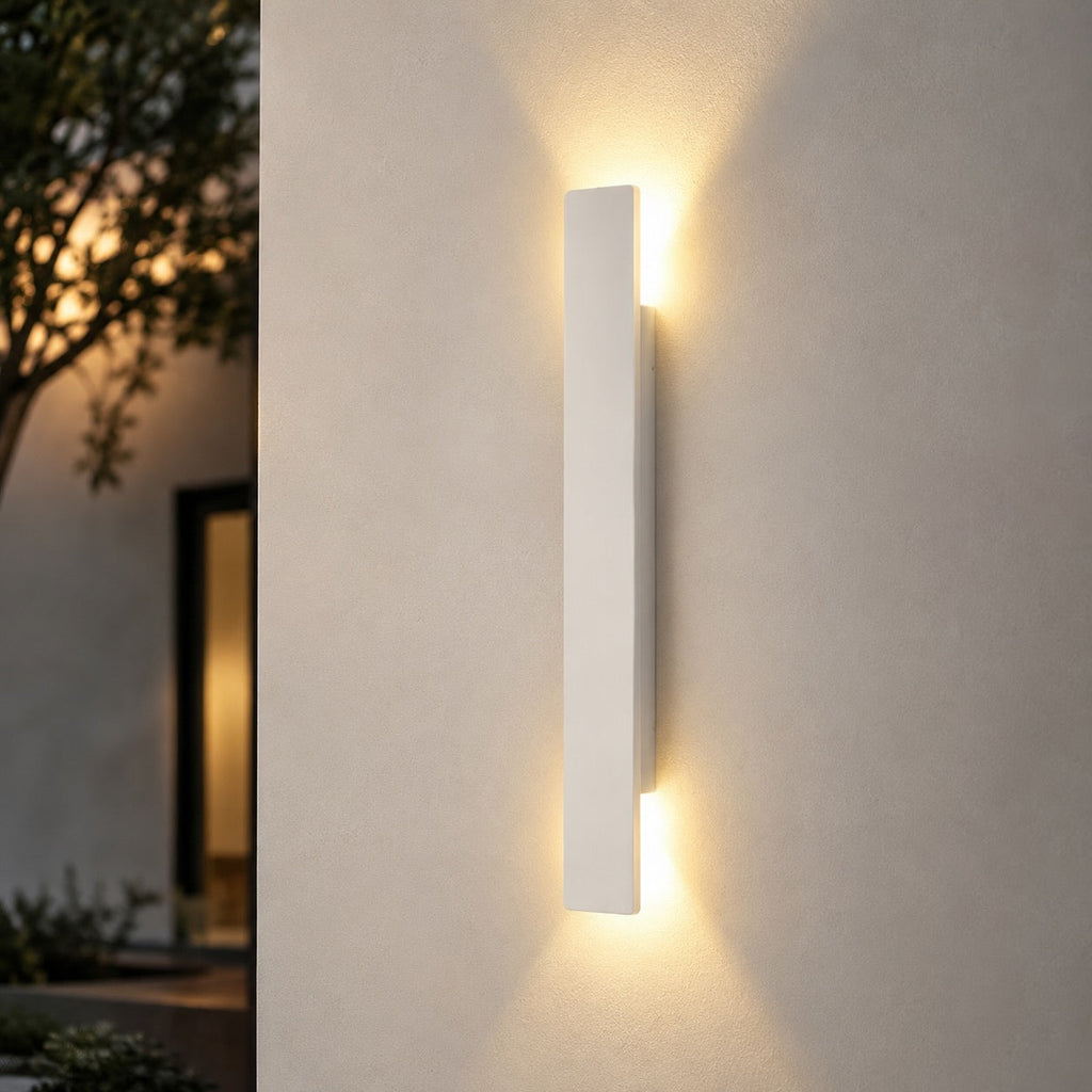 LED Außenwandleuchte Aluminium 18W IP65 modern – Abmessungen und Maße