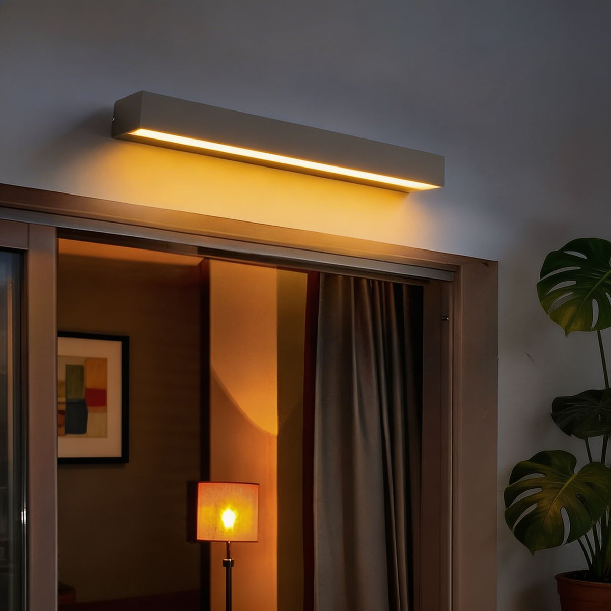 Lineare LED Außenwandleuchte Aluminium IP65 Wandfluter – Lichtfarben im Vergleich