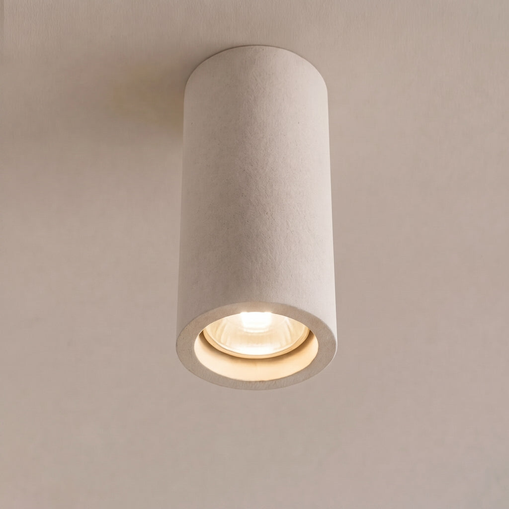 LED Deckenspot Beton rund GU10 minimalistisch – Anwendungsbeispiel